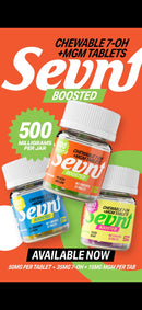 Sevn 7-Hydroxy + MGM 500mg Chewing Tablets 10pk Jar 8ct Display Box ￼