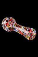 Clear Glass Confetti 5’’ Large Hand Pipe 1ct LP-056