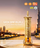 Geek Bar Burj Hookah 80,000 Puffs 25ml Disposable Vape 5ct Display Box