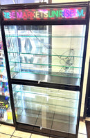 6 Feet Tall LED 6FT Display With Screendisplay With 8 doors - Premium  from H&S WHOLESALE - Just $1100! Shop now at Y&M WHOLESALE