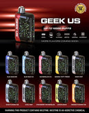 Geek USA 40,000 Puffs Disposable Vape 5ct Display Box