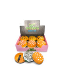 Tuff Shredder 70mm Hamburger Herb Grinder 4pcs 6ct Display Box
