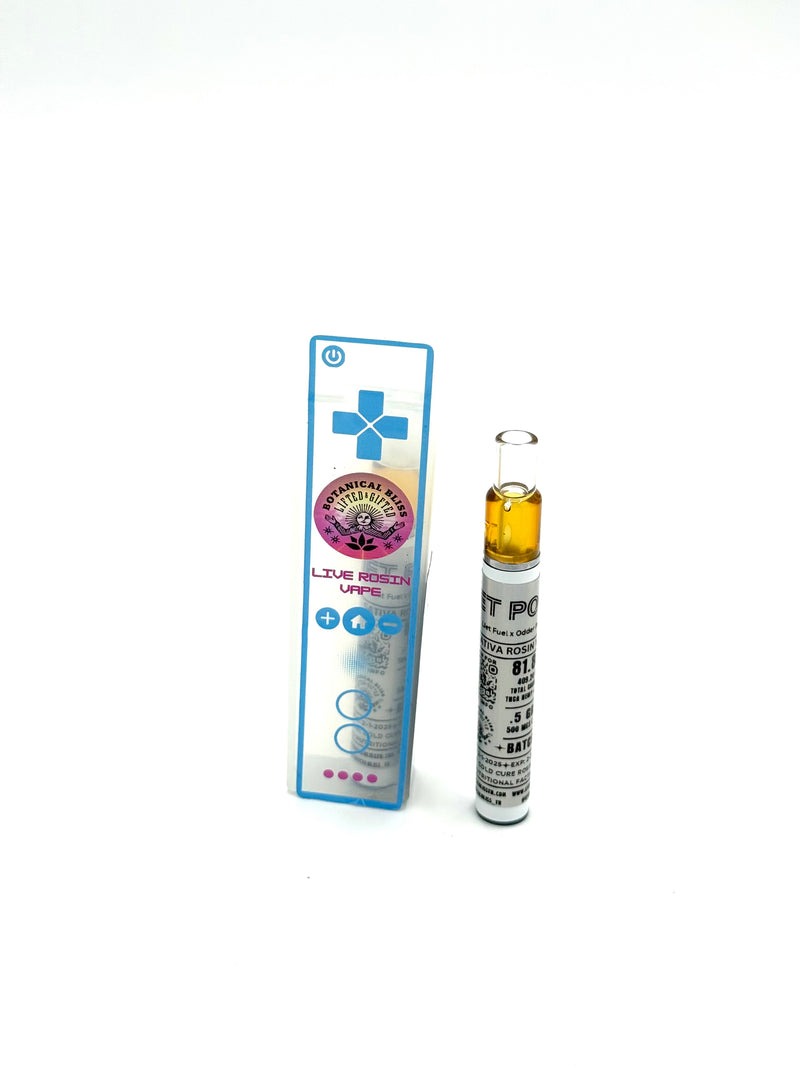 Botanical Bliss Live Rosin 0.5g THC-A Disposable 1ct - Premium  from O&Z WHOLESALE - Just $20! Shop now at O&Z WHOLESALE
