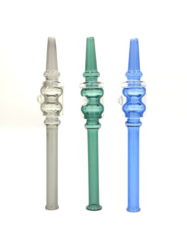 7’’ Liquid Pointed Honey Straw Nectar Collector 5pc HS-513 Assorted Colors