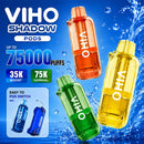 Viho Shadow 75,000 Puffs Pods 5% Nic 5ct Display Box