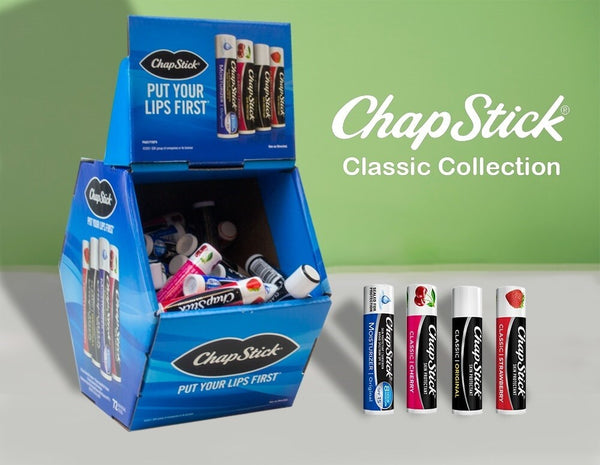 Chapstick Mixed Fishbowl 72ct Display Box