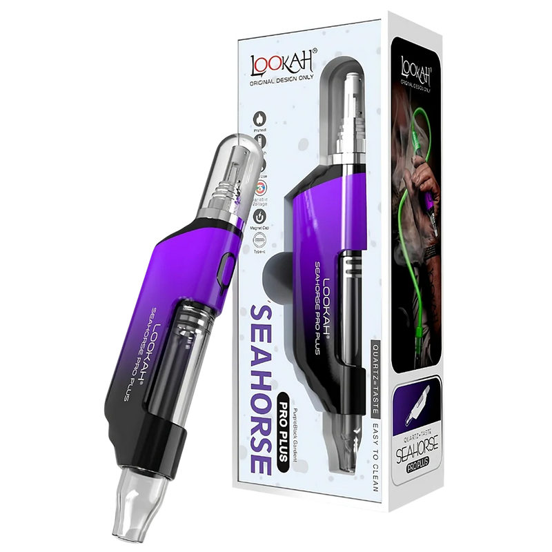 Lookah Seahorse Pro Plus Gardient Edition 650mAh Preheat VV Dab Pen Vaporizer Starter Kit 1ct - Premium  from O&Z WHOLESALE - Just $32! Shop now at O&Z WHOLESALE