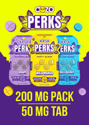 DOZO Perks 7-Hydroxymitragynine LVLUP Blend 200mg 4pk chewing tablet 10ct Display Box