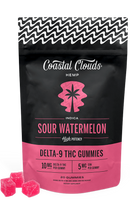 Coastal Clouds High Potency 10mg D9 THC Gummies + CBN 20pk Gummies 5ct Display Box