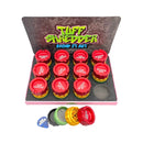 Tuff Shredder Grinder With Ashtray 4pc 60mm 6ct Display Box