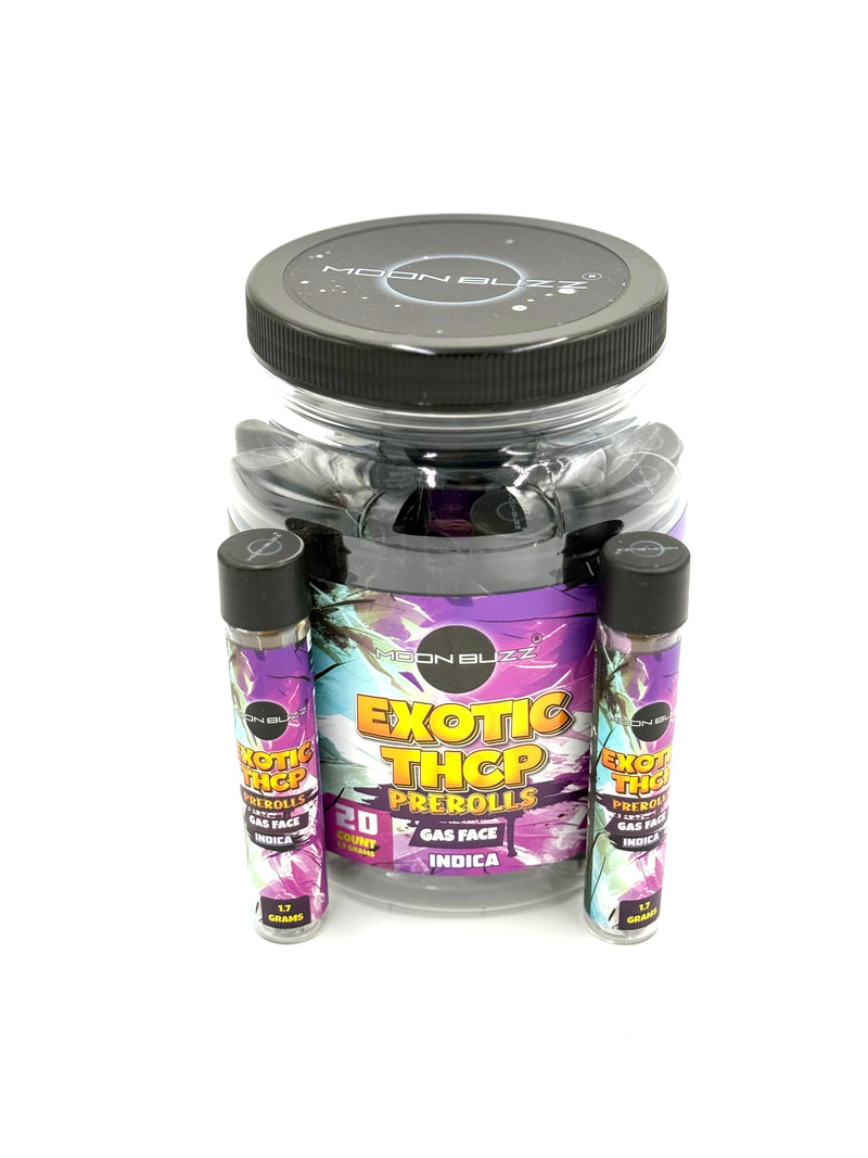MOON BUZZ EXOTIC THC-P PRE ROLLS 1.7g Per Prerolls 20ct Jar