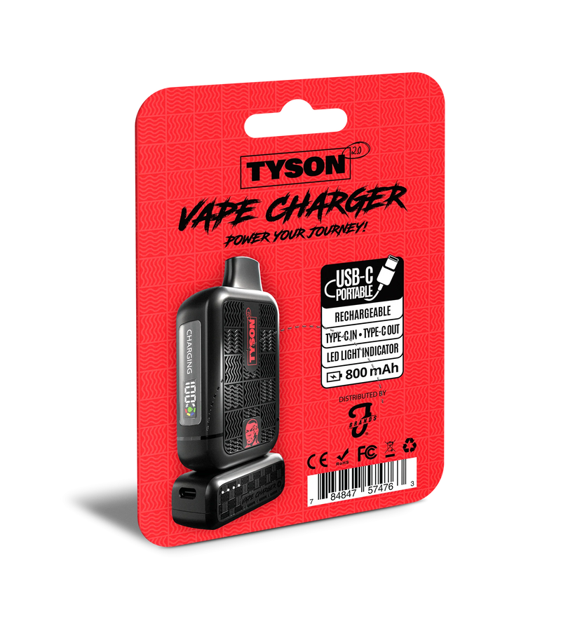 Tyson 2.0 Vape Charger Portable Micro Power Bank 24ct Display