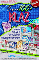 Super Klaz Premium Cats Claw Extract 100mg Tablets 1pk Pre-Priced $7.99 30ct Display Box