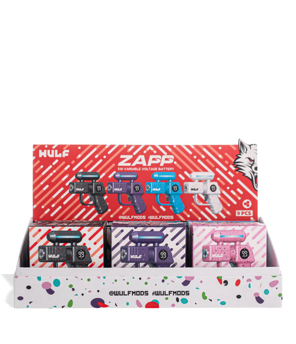 Wulf Zapp Variable Voltage Battery 9pk Display Box