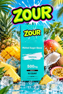 Zour Stash Delta 8 Melted Sugar Blend 500mg Disposable Vape 10ct Display Box