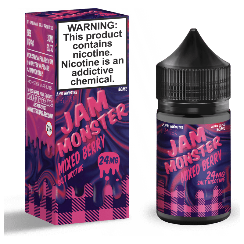Jam Monster 30 ml saltnic E-liquid 1ct - Premium  from H&S WHOLESALE - Just $6.50! Shop now at Y&M WHOLESALE