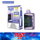 Raz RX 50,000 Puffs 5% Nic Disposable Vape 5ct Display Box
