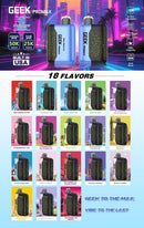 Geek ProMax 50,000 puffs Nixodine Disposable Vape 5ct Display Box
