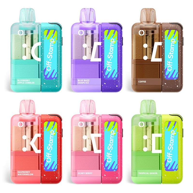 Off-stamp X-Cube Crystal Kit 35,000 Puffs 50mg 19ML 5ct Display Box