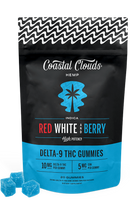 Coastal Clouds High Potency 10mg D9 THC Gummies + CBN 20pk Gummies 5ct Display Box