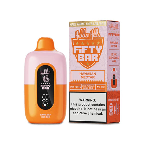 Fifty Bar X Fruitia 20,000 Puffs 50mg Disposable Vape 5ct Display Box