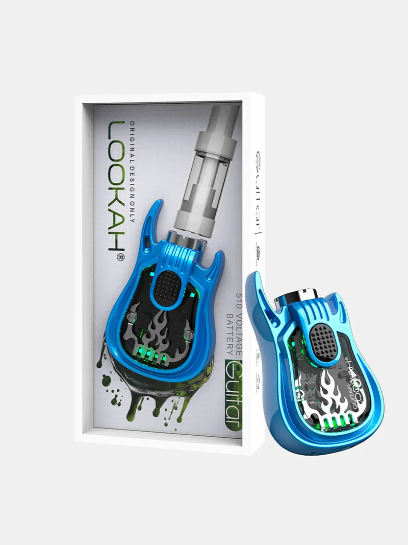 Lookah Guitar 350mAh VV 510 Cartridge Preheat Vape Battery 1ct - Premium  from O&Z WHOLESALE - Just $16.50! Shop now at O&Z WHOLESALE