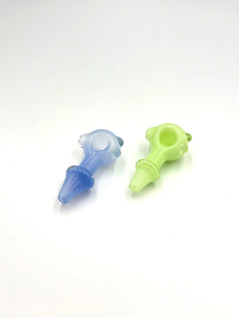 Colored Glass Large 4.5’’ Hand Pipe Style