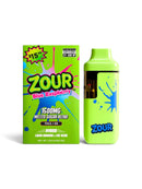 Zour Stash 1.5g Melted Sugar Blend THC-A + D9 Liquid Diamond X Live Resin Disposable Vape 5ct Display Box ( Pre Priced $15.99 )