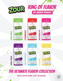 Zour Stash 1.5g THC Pre Rolls 2ct-10pk Display Box