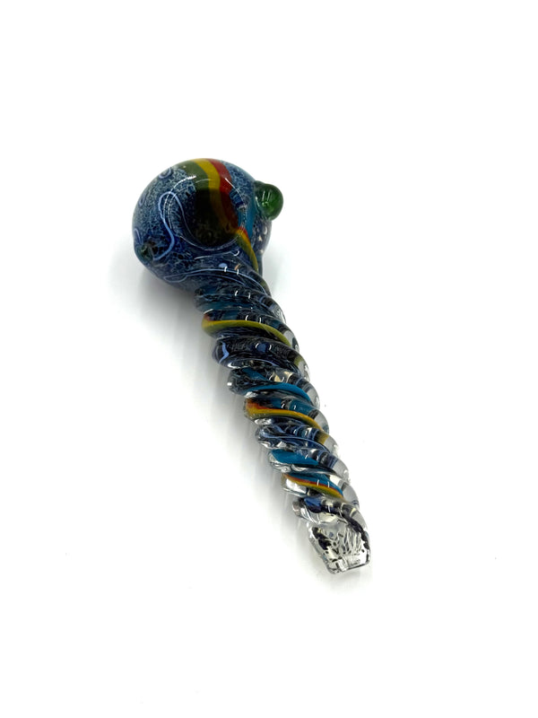 4.5’’ Humboldt Glass Large Dichro Twist Fuzion Hand Pipe 1ct HP-306 Assorted Colors