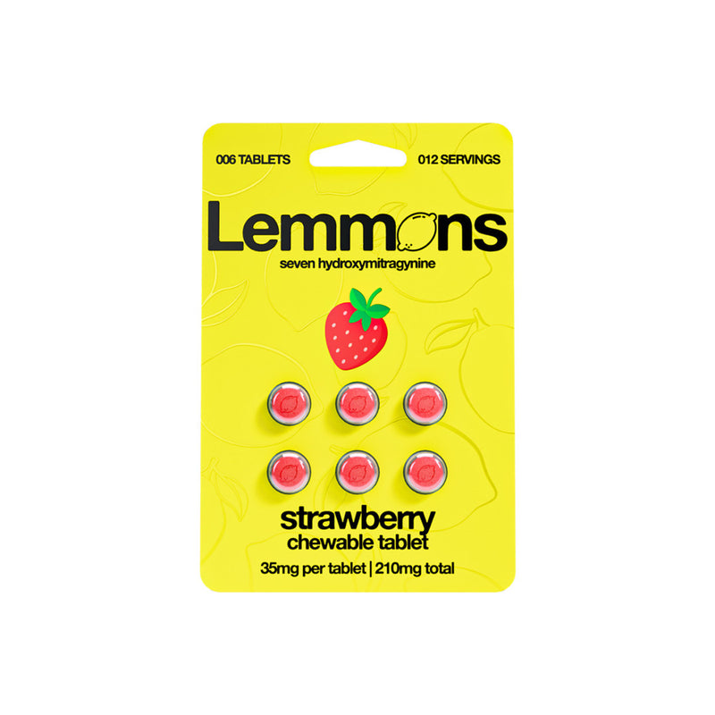 Lemmons 7-Hydroxymitragynine 6pk 210mg Chewing tablet 6ct Display Box
