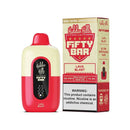 Fifty Bar X Fruitia 20,000 Puffs 50mg Disposable Vape 5ct Display Box