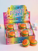 Hamburger Squishy Pinch Family 16ct Display Box