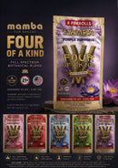 Mamba Four Of A Kind Botanical Blend 1.5g 4pk Prerolls 10ct Display Box