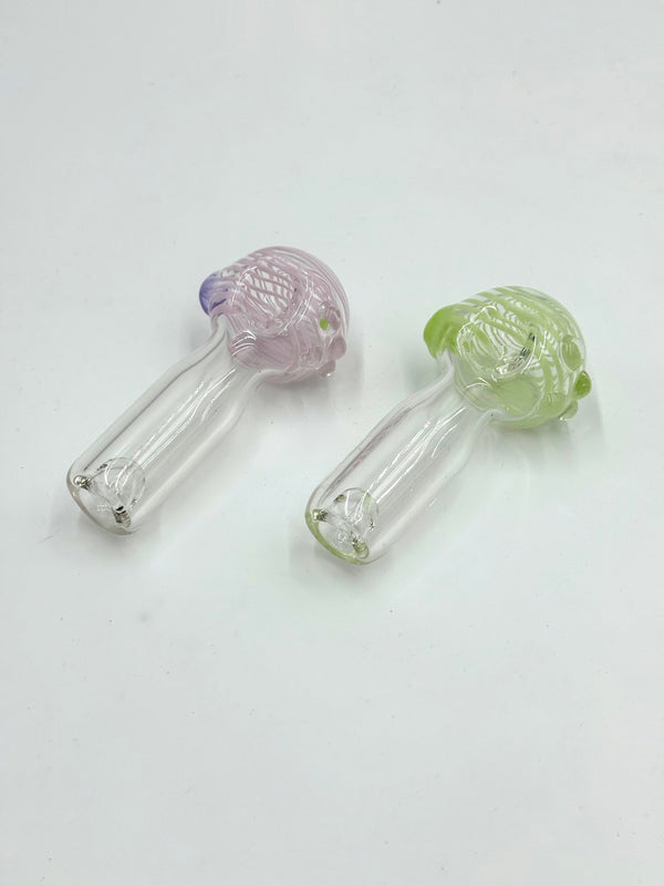 Clear Slime Head 4.5’’ Large Hand Pipe 1ct LP-100 #10697