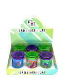 Faded Daily 420 Glass Storage 6oz 6ct Jars Display Box