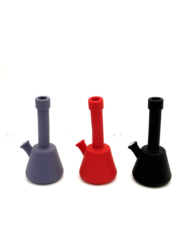 8’’ Silo Silicone Water Pipe With Banger 1ct Mixed Colors #SILO-133 - Premium  from O&Z WHOLESALE - Just $10! Shop now at O&Z WHOLESALE