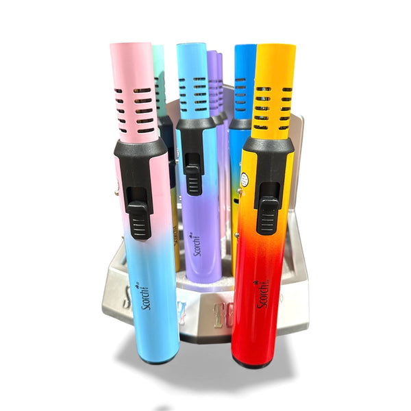 Scorch Torch Pencil Torch With Ombré Colors 9ct Display Box #61803