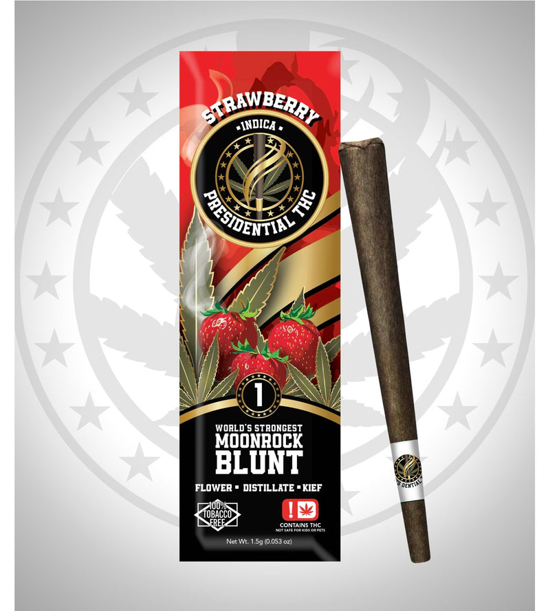 Presidential THC Moonrock & Liquid Diamonds - 1pk Blunts 10ct Display Box - Premium  from Y&M WHOLESALE - Just $85! Shop now at Y&M WHOLESALE