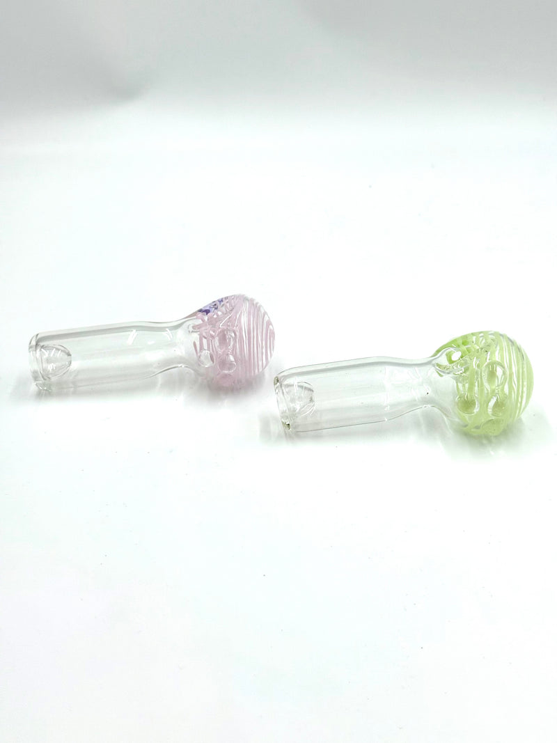 Clear Slime Head 4.5’’ Large Hand Pipe 1ct LP-100