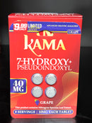 Kama 7-hydroxy+Pseudoindoxyl 10mg Per Tablet Pre Priced $9.99 4pk 40mg only 10ct Display Box - Premium  from Y&M WHOLESALE - Just $65! Shop now at Y&M WHOLESALE