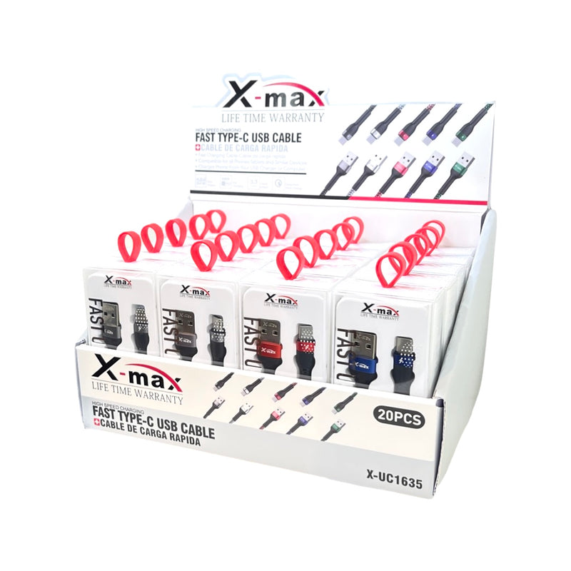 X-Max Chargers 20ct Display Box - Premium  from Y&M WHOLESALE - Just $38.50! Shop now at Y&M WHOLESALE