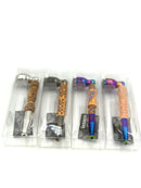 Palpitate Mini Metal Hand Pipe With Screen 24ct Display Box