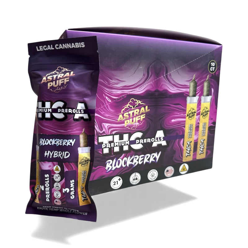Astral Puff THC-A 2pk 3g Premium Prerolls 10ct Display Box