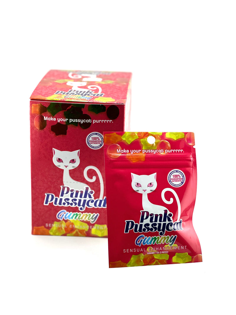 Pink Pussycat Gummy 24ct - Premium  from H&S WHOLESALE - Just $18! Shop now at Y&M WHOLESALE