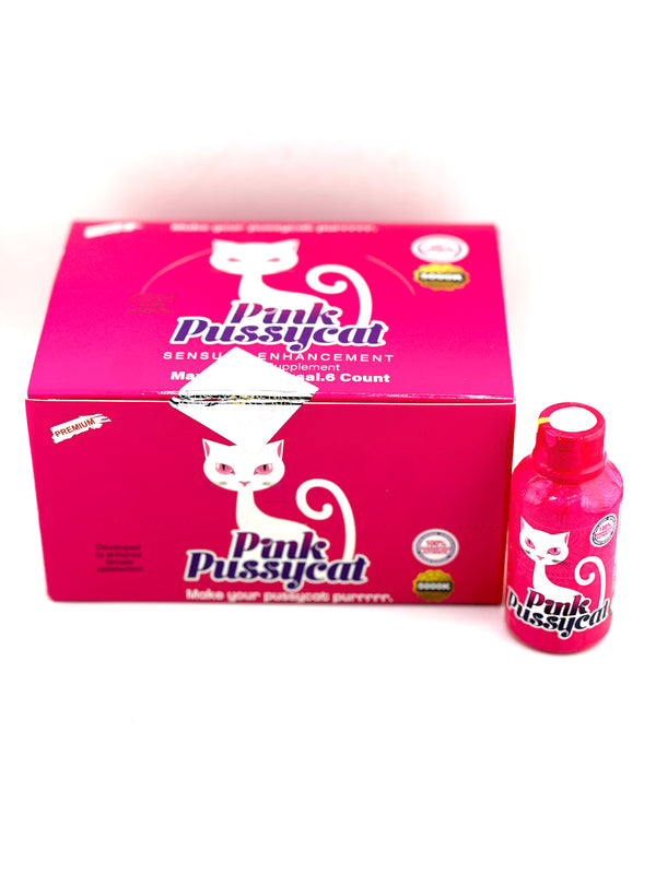 Pink Pussycat Liquid Shot For Girls 12ct - Premium  from H&S WHOLESALE - Just $18! Shop now at Y&M WHOLESALE