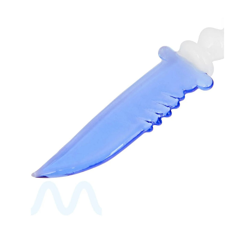 Hunting Dagger Pendant Dab Tool Necklace Strings Glass Knife Dabber 1ct GD-46