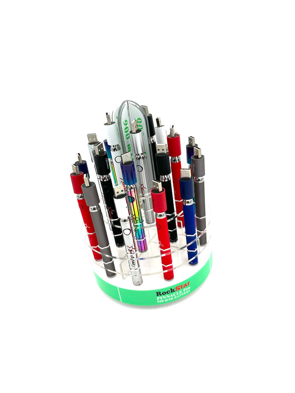 Rock Star-Battery Display-Variable Pinnacle Pro Slim 900/1100mAh Battery 24pcs Display #5512 - Premium  from O&Z WHOLESALE - Just $130! Shop now at O&Z WHOLESALE