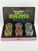Tuff Shredder Tobacco Grinder 420 Leaf 3pc Assorted Colors 6ct Display