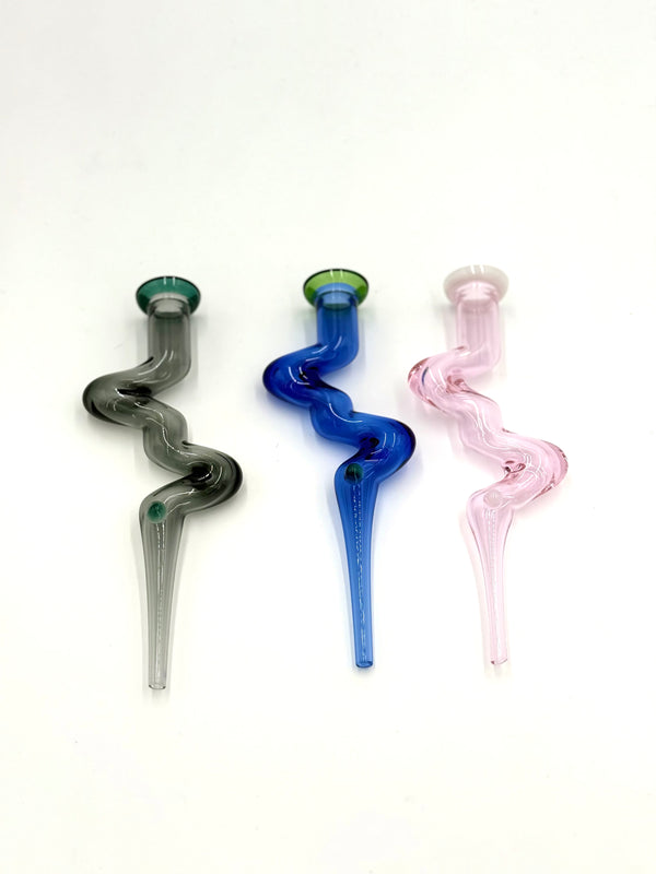 7’’ Zic Zag Honey Straw Nectar Collector 5ct
